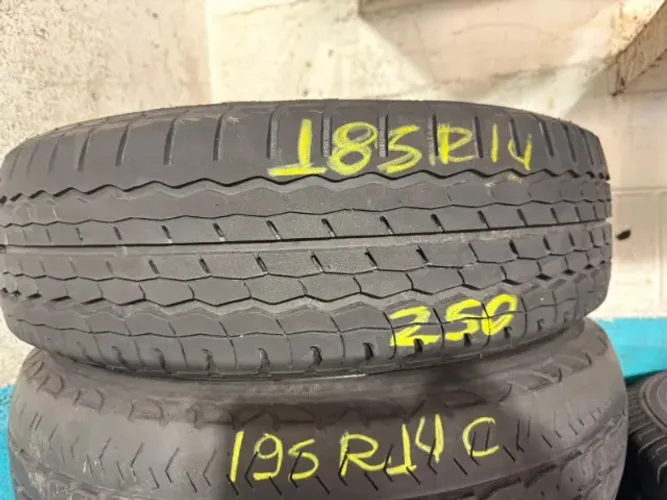 PNEU 185 R14 - PNEU MEIA VIDA - PNEU USADO - PNEU 185 R14 CARGA - KOMBI