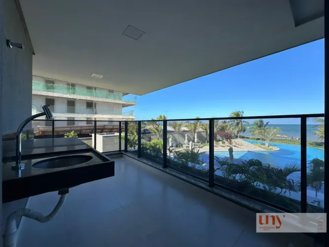 Apartamento novo com 3 suítes e 126 m² na beira mar do Seixas