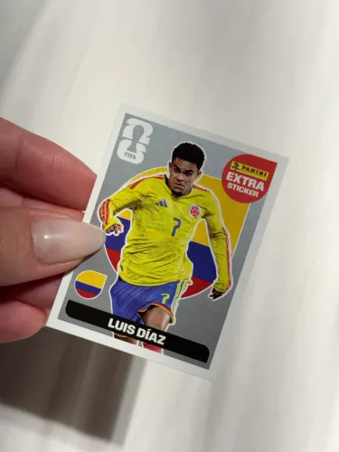 Luis Díaz Extra Sticker Prata Copa 2026 Panini