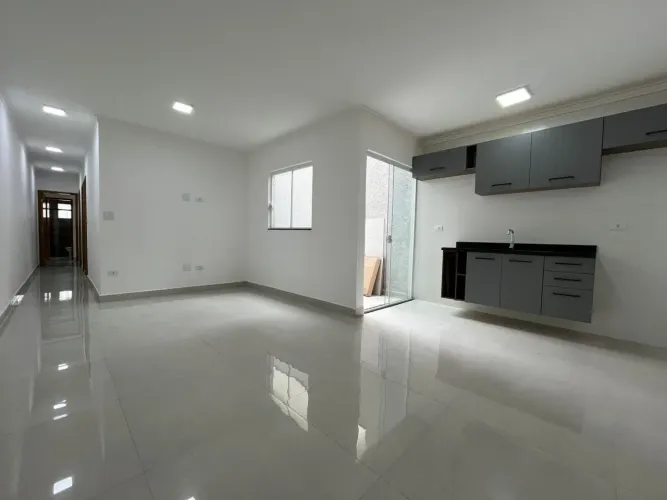 Apartamento com 3 dormitórios para alugar, 86 m² por R$ 2900,00/mês - Vila Eldízia - Santo