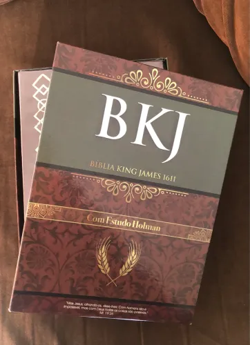 Biblia de estudo King James 1611 com estudos Holman