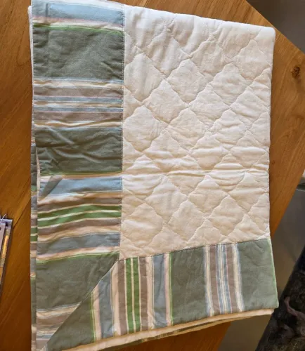 Kit para berço americano - cobertor,  protetores 