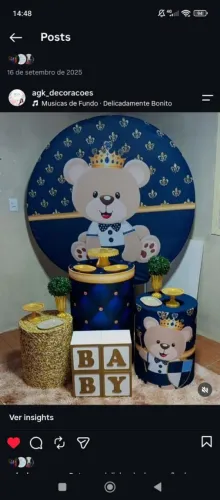 Material de decoração 