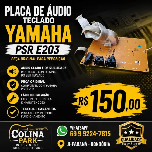 Placa de Som Yamaha PSR e203