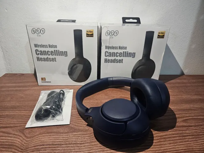 Fone headphone Bluetooth qcy h3 anc novo