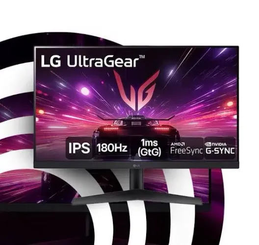 Monitor Gamer LG UltraGear 24? IPS Full HD 180Hz 1ms - Novo Lacrado