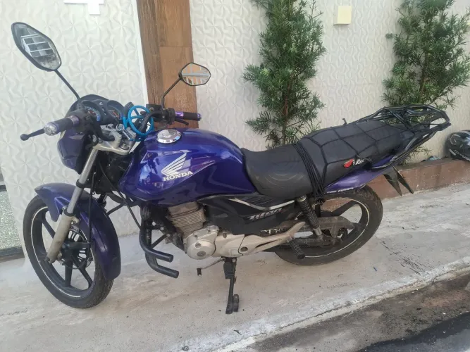 Moto Titan EX MIX azul