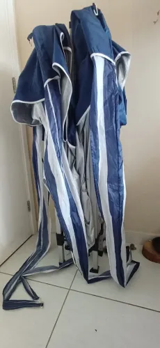 Tenda articulada azul 3x3m alumínio 