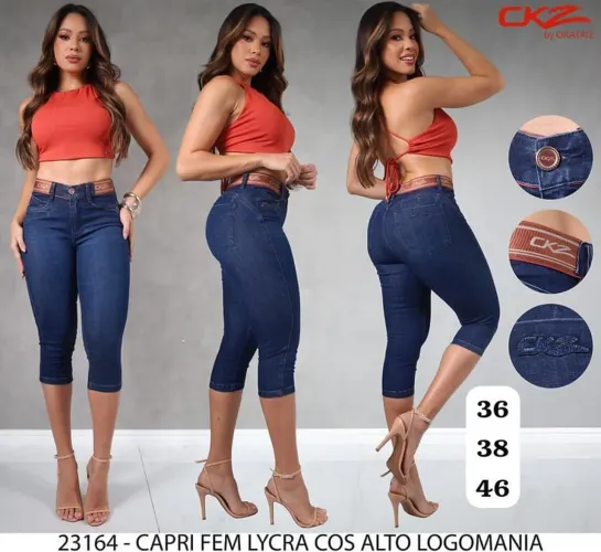 Calça Capri feminina marca Cicatriz original 