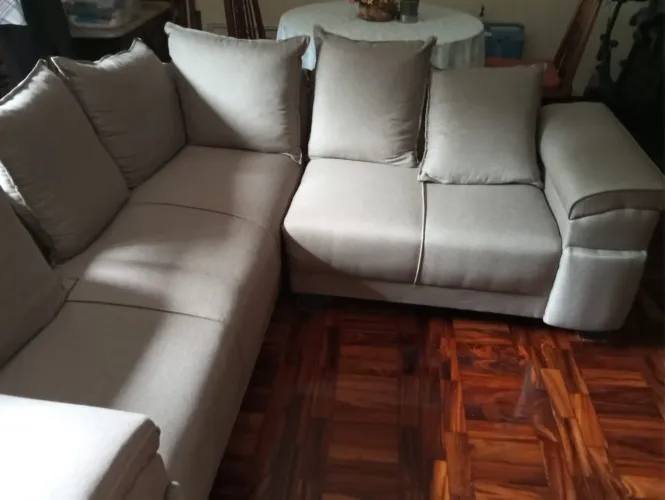 Sofá em L Novíssimo - Pouco Uso - Sem Nenhum Detalhe