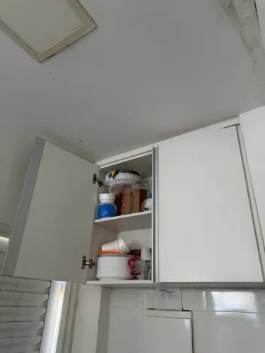 Armário Branco 2 Portas com Prateleiras