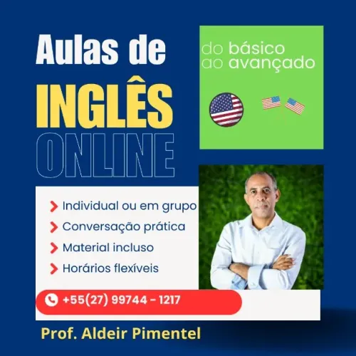 Professor de inglês particular.