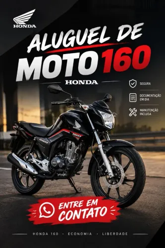 Aluguel de moto 160