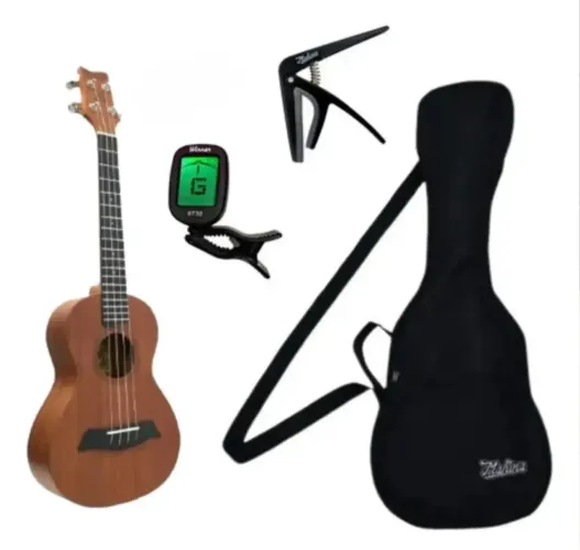 Vendo Ukulele Soprano Mahina 21k Top + Bag + Afinador<br>+ Capotraste