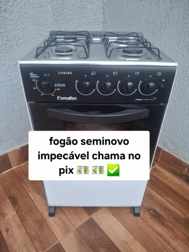 Fogão Esmaltec Caribe 4 bocas