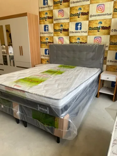 Cama Queeenn Casal na Promoção