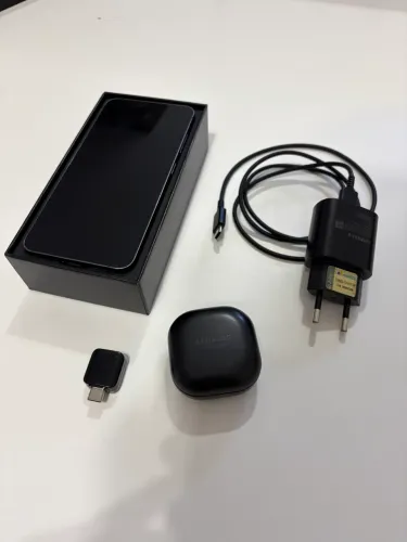 Samsung galaxy s24, 256 gb, Prata- Completo + Acessórios