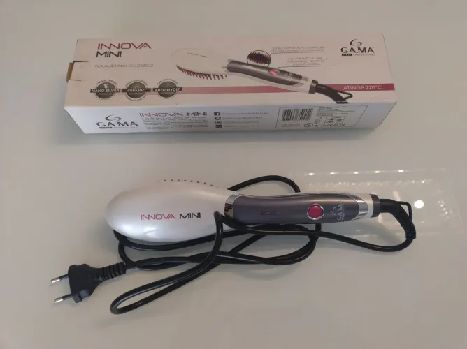 Escova alisadora de cabelo Inova Mini