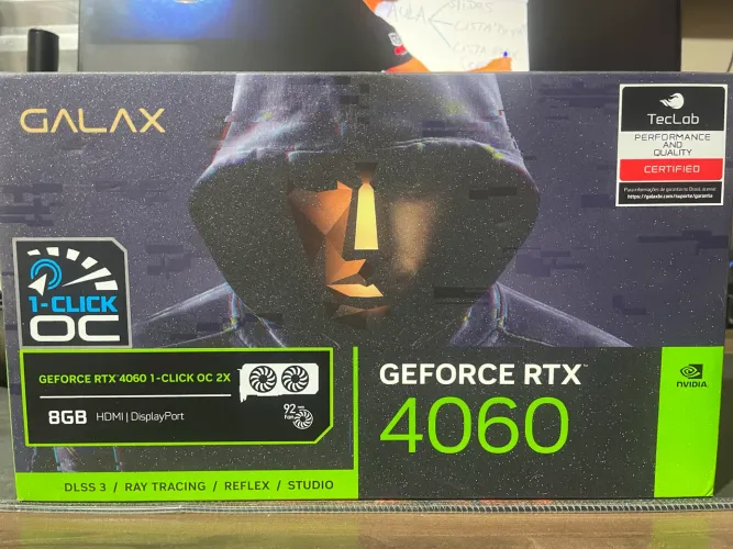 Placa de vídeo RTX 4060 8GB GALAX