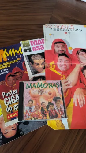 CD autografado Mamonas Assassinas e brindes