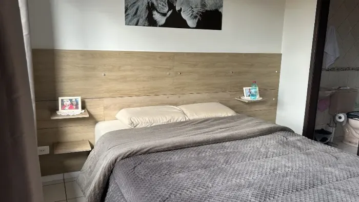 Cabeceira e painel para TV