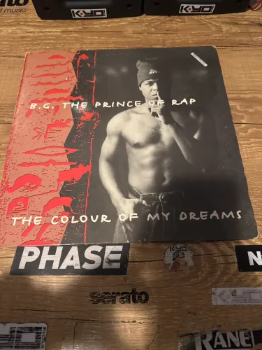 Disco de vinil B.G THE PRINCE OF RAP THE colovr of my dreams