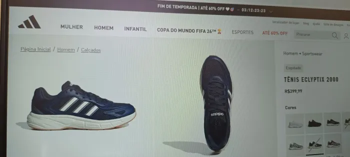 Tênis masculino Adidas 