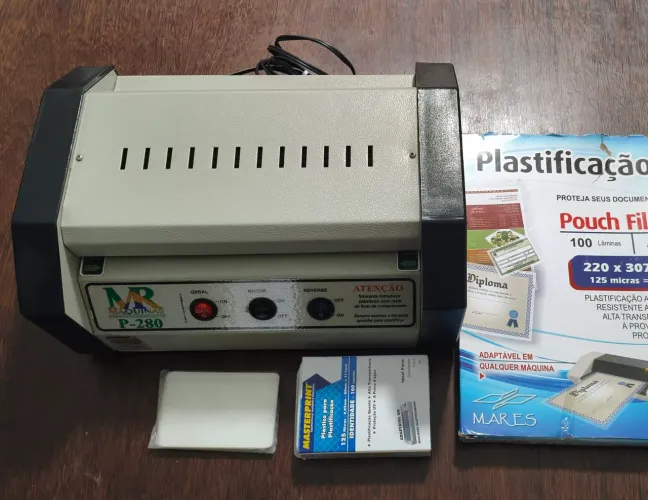 Plastificadora p280 mais material