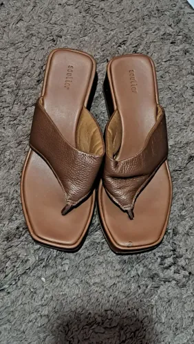 Tamanco Soulier caramelo, 36