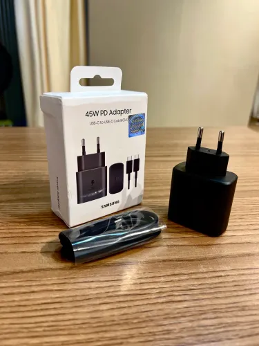 Carregador Samsung Super Rápido 45W Turbo Completo Novo