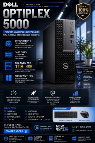 Dell Optiplex 5000 Intel Core i7 12a Geração