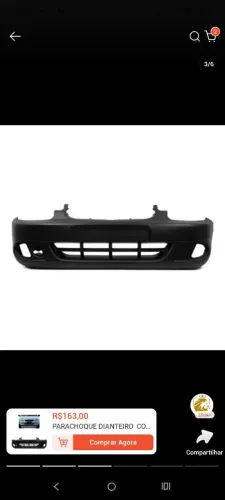 Para-choque Corsa dianteiro ,00/08