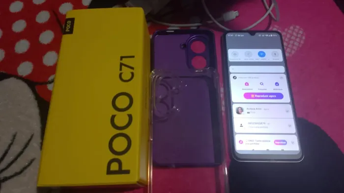 Poco C71. Novo na caixa troca por iPhone 