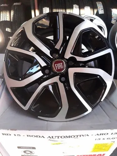 Rodas Aro 14 Fiat Novo Uno Novas(BASE DE TROCA)