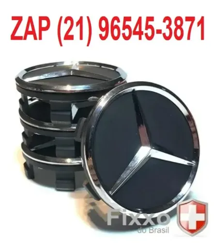 Jogo 4 Sub-Calotinhas para Rodas Mercedes Benz_Aceito Cartão