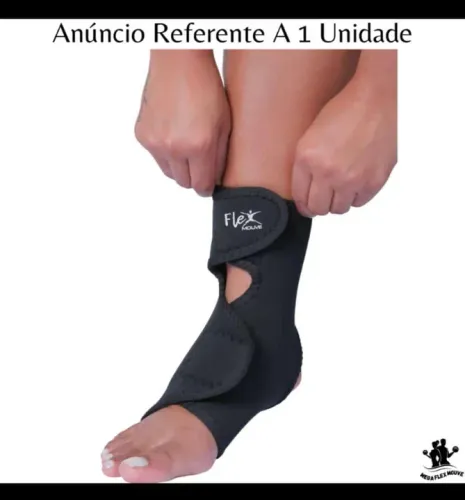 Tornozeleira Flex Move - - Preta