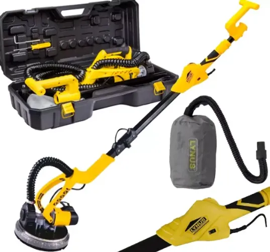 Lixadeira Parede E Teto Orbital Lynus Lpla-750 750w 220v Cor Amarelo Frequência 60 Hz