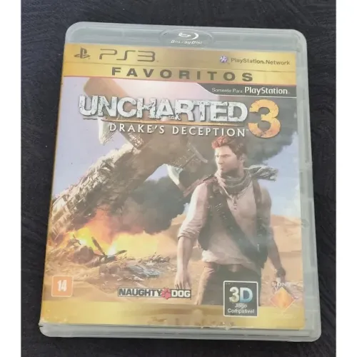 Uncharted 3 Drakes Deception Ps3 Midia Fisica Dublado