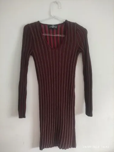 Vestido tubinho manga longa