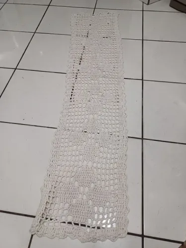 Tapete Crochê tipo passadeira