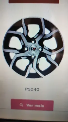 Roda aro 14 Fiat Argo preta com diamantado jogo novo