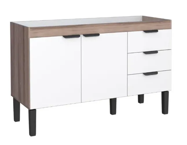 Gabinete / Balcão FL para Pia de 1.40m 100% MDF! Frete + Montagem Grátis