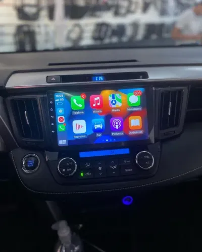 Multimídia 9 polegadas Carplay sem fio Rav4 