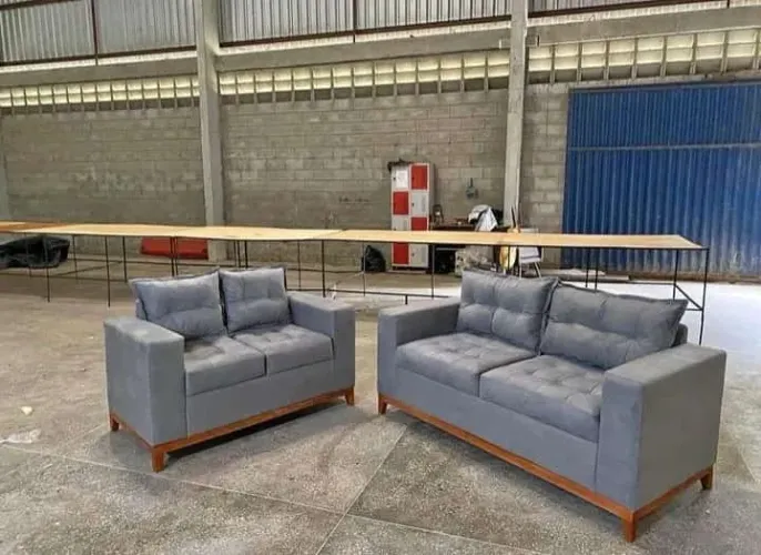 SOFÁ CONJUNTO 2 e 3 LUGARES LUXO FRETE GRÁTIS D28 R$ 1999,99 a vista