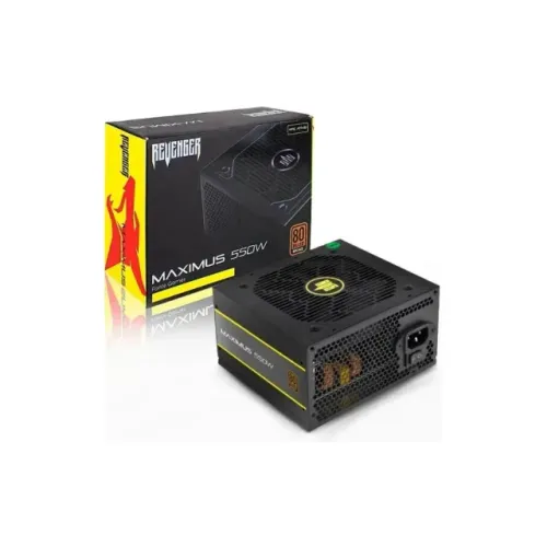 (NOVO) Fonte Gamer Revenger Maximus 550w 80 Plus Bronze