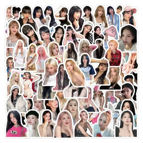 Kit 100 Adesivos de (G)I-dle Gidle - Autocolantes Pcs Peças Unidades K-Pop Kpop