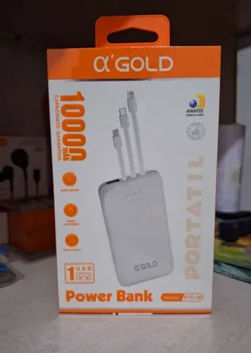 carregador portátil de 10000 mah agolde entrega Maceió