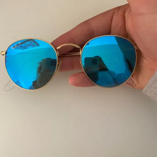 Ray-Ban Round Metal Azul Espelhado última peça!!