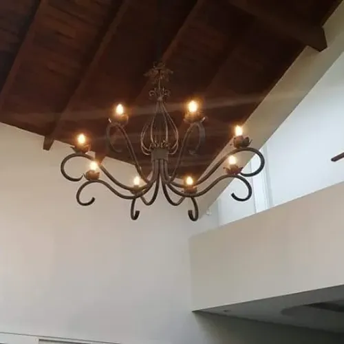 Lustres em Ferro Forjado Exclusivos e Sob Medidas na CasaDeFerro