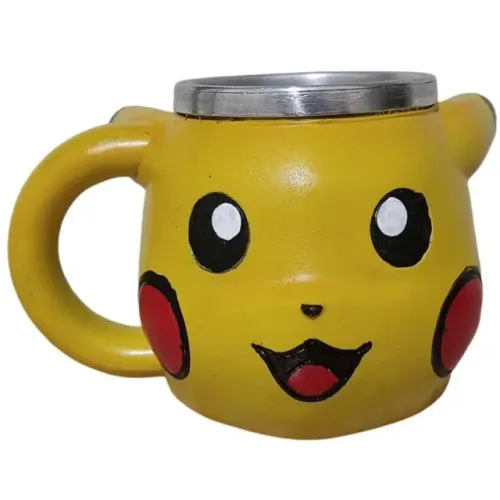 Caneca 3D Pikachu Pokemon Personalizada feita de Resina